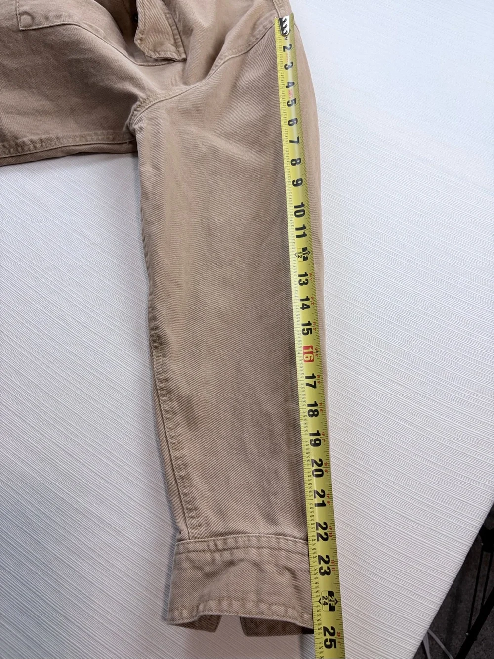 No Boundaries Tan Oversized Fit Jacket